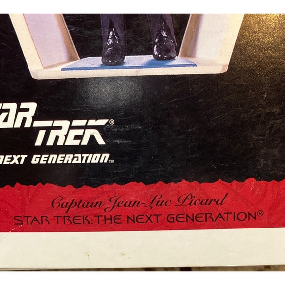 Star Trek the Next Generation Captain Jean Luc-picard 1995 Hallmark Keepsake Orn - Picture 2 of 11
